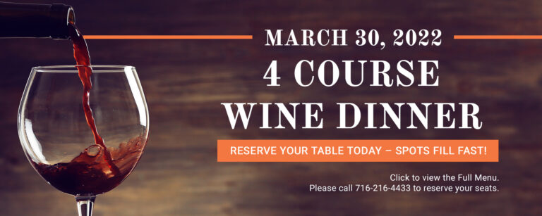 Read more about the article 03/30/22 4 Course Wine Dinner
