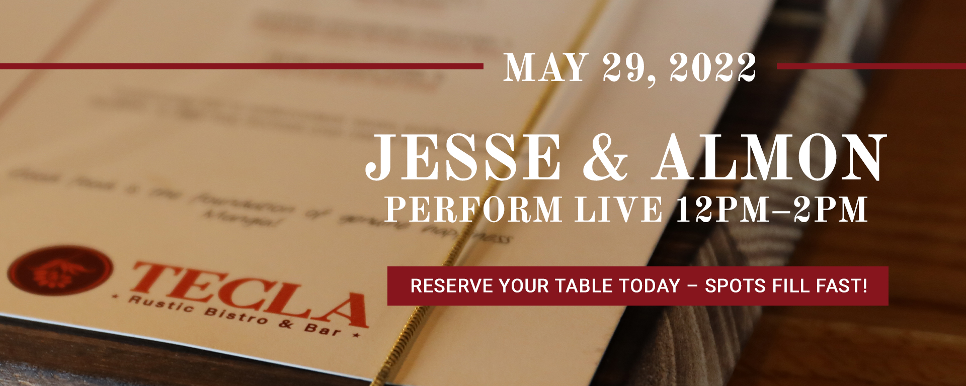 05/29/22 LIVE MUSIC FEATURING JESSE & ALMON