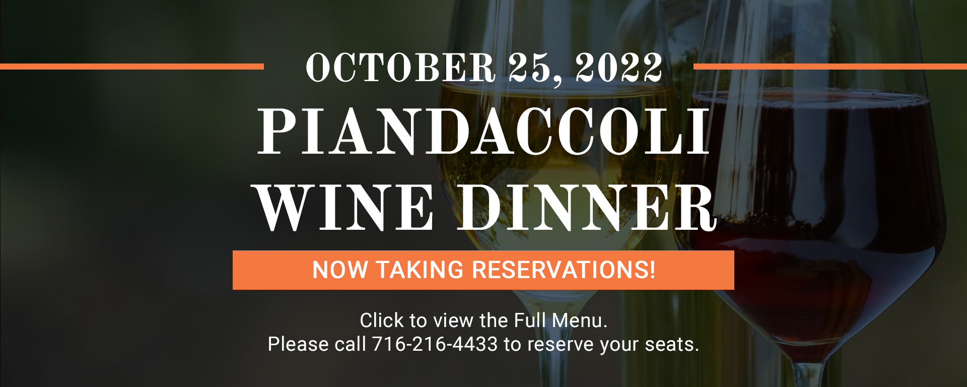 You are currently viewing 10/25/2022 Piandaccoli Wine Dinner