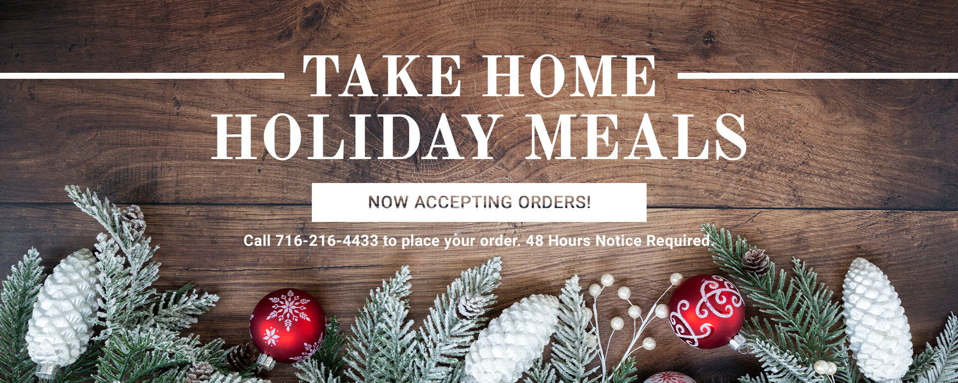 2022 Take Home Holiday Meals